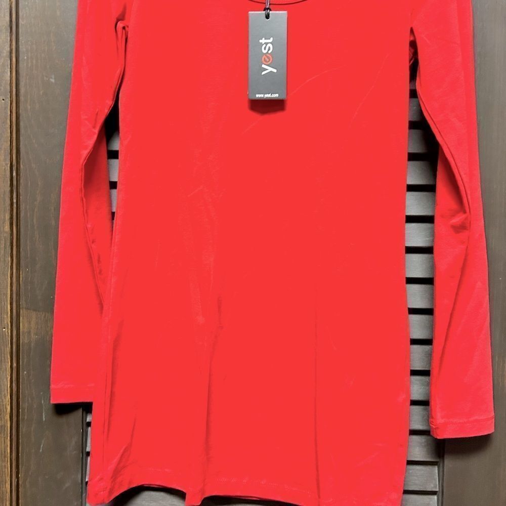 🛍️ Yest Ladies 6 NEW Red Tunic Slip Dress
